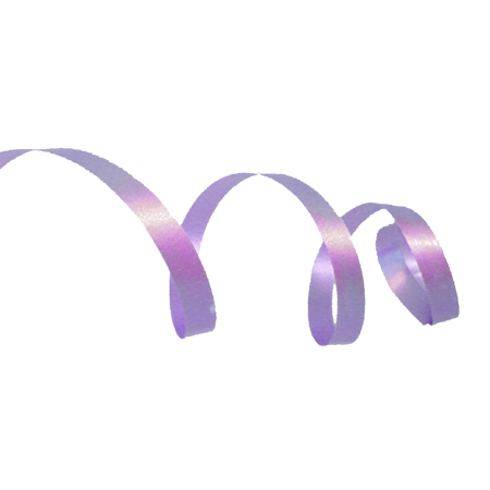 3/16" Iridescent Curling Ribbon - Lavender - 250 yd. roll