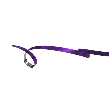 3/16" Metallic Curling Ribbon  - Purple - 500 yd. roll