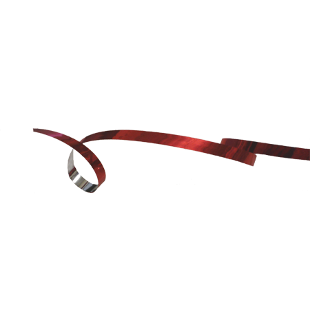3/16" Metallic Curling Ribbon  - Red - 500 yd. roll