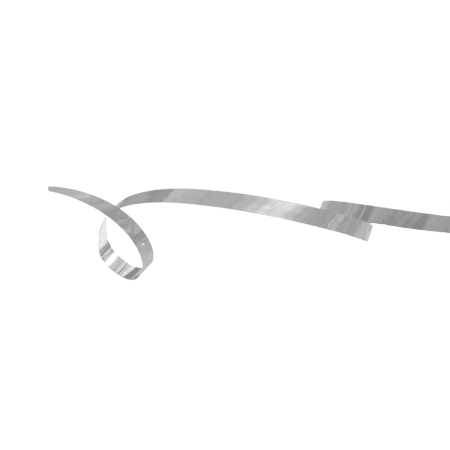 3/16" Metallic Curling Ribbon  - Silver - 500 yd. roll