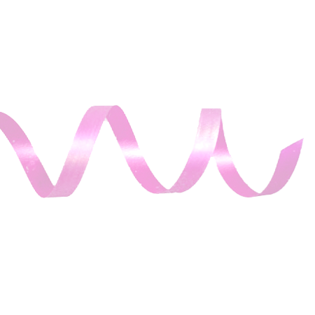 3/16" Satin Curling Ribbon - Pastel Pink - 500 yd. roll