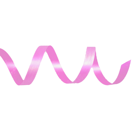 3/16" Satin Curling Ribbon - Pink - 500 yd. roll