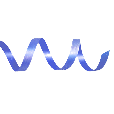 3/16" Satin Curling Ribbon - Royal - 500 yd. roll