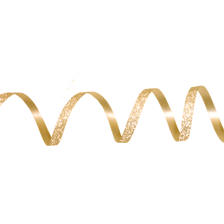 3/16" Diamond Curling Ribbon - Gold - 50 yd. roll