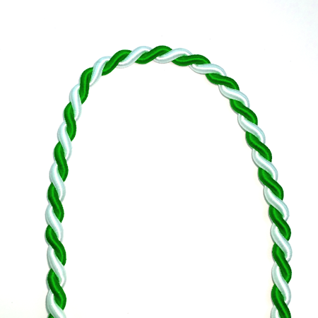 10mm Rope - Holiday Green/White - 2 yd. pkg.