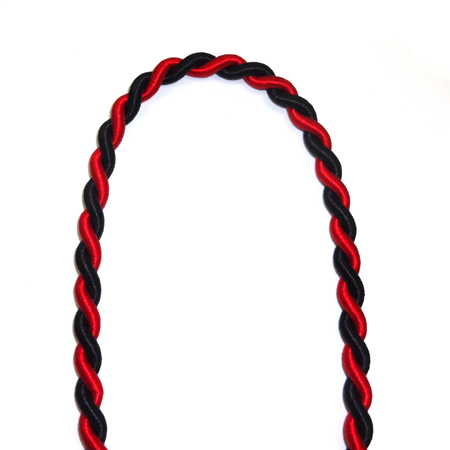 10mm Rope - Red/Black - 2 yd. pkg.
