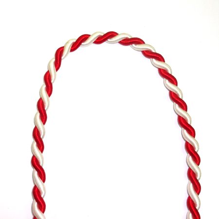 10mm Rope - Red/White - 2 yd. pkg.