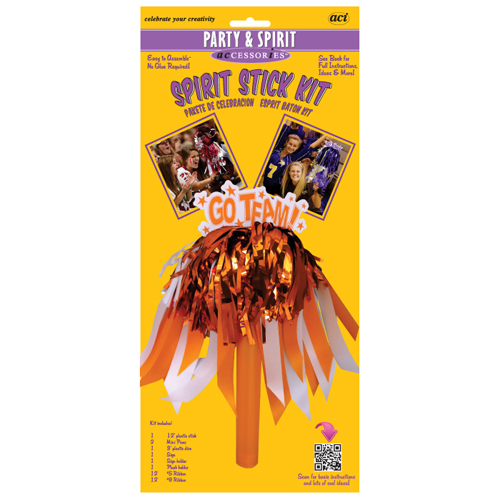 Spirit Stick Kit - Orange/White