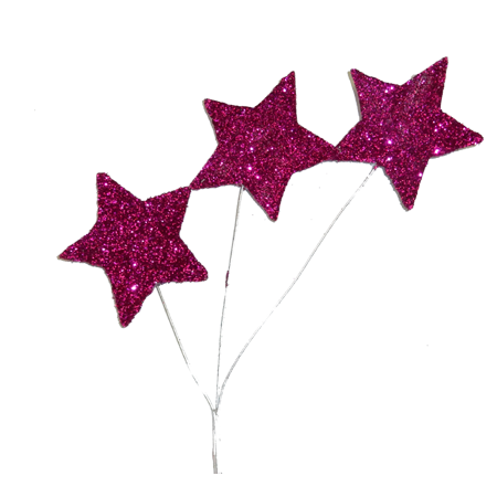 Star Glitter Spray - Hot Pink - 1 pc. pkg.