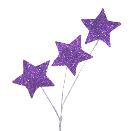 Star Glitter Spray - Purple - 1 pc. pkg.