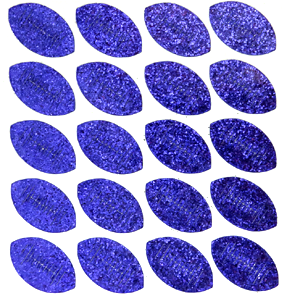 Football Glitter Sticker Sheet - Purple - 20 per sheet