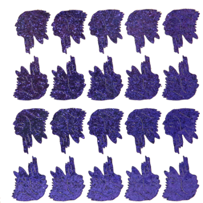 Indian Glitter Sticker Sheet - Purple - 20 per sheet