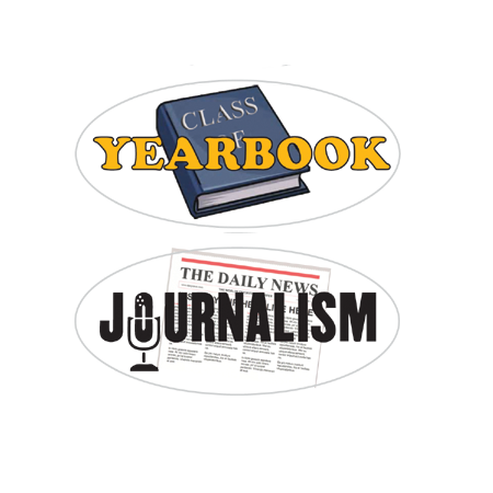 Oval Stickers - Journalism - 16 per sheet - 8 each of 2 styles