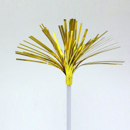 Mini Cheer Pom - Metallic Gold - 1 pc. pkg.