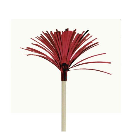 Mini Cheer Pom - Metallic Red - 1 pc. pkg.