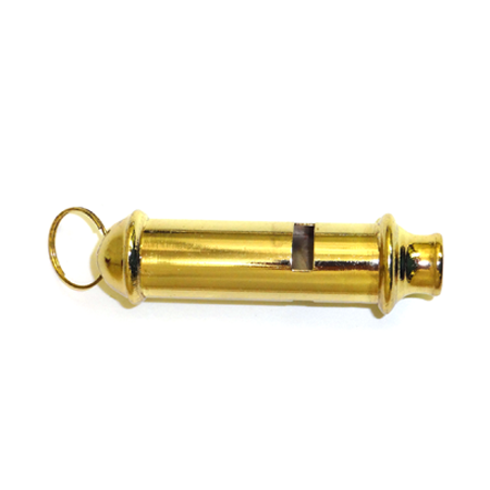 2.5" Band Whistle - Gold - 12 pc. pkg.